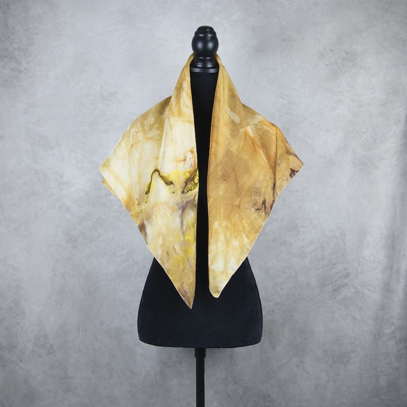 Hodvábna šatka VZOR_83, 85 x 90cm, Made in Slovakia