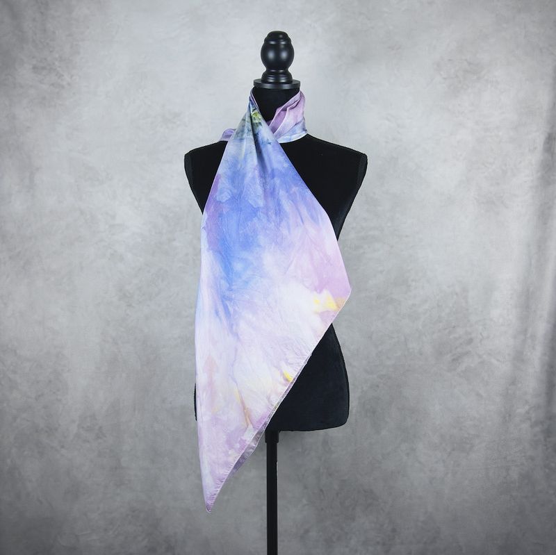 Hodvábna šatka VZOR_84, 85 x 90cm, Made in Slovakia