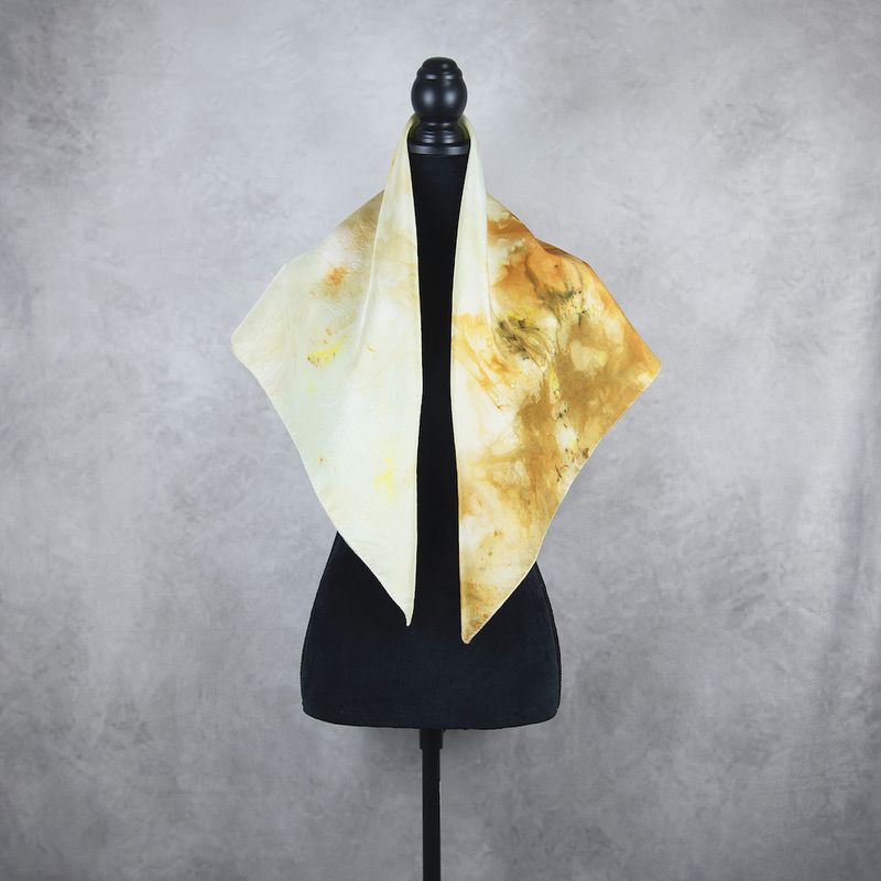 Hodvábna šatka VZOR_85, 85 x 90cm, Made in Slovakia
