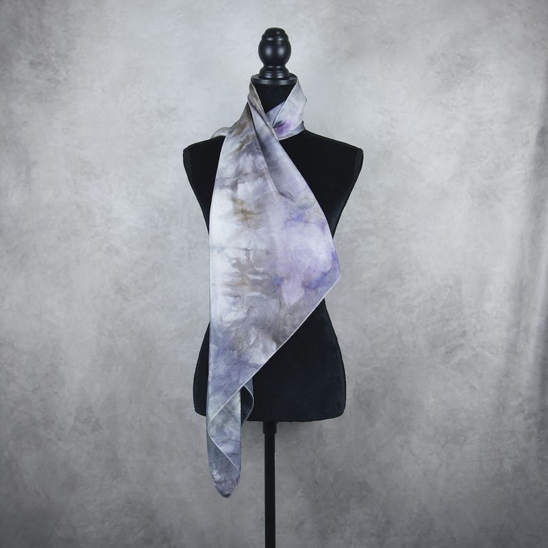 Hodvábna šatka VZOR_86, 85 x 90cm, Made in Slovakia