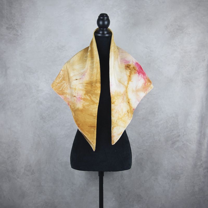 Hodvábna šatka VZOR_88, 85 x 90cm, Made in Slovakia