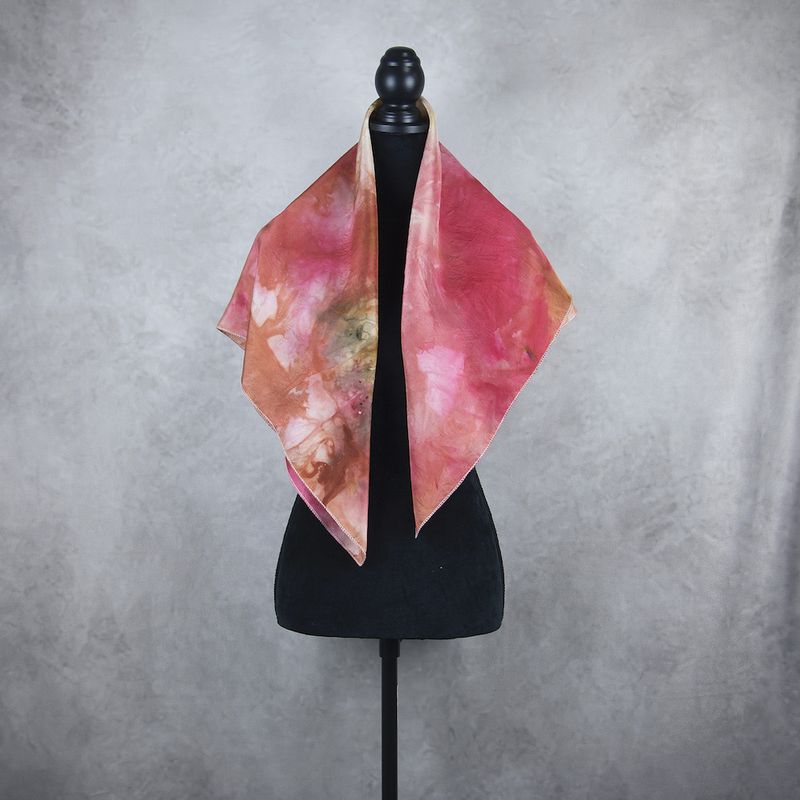 Hodvábna šatka VZOR_97, 85 x 90cm, Made in Slovakia