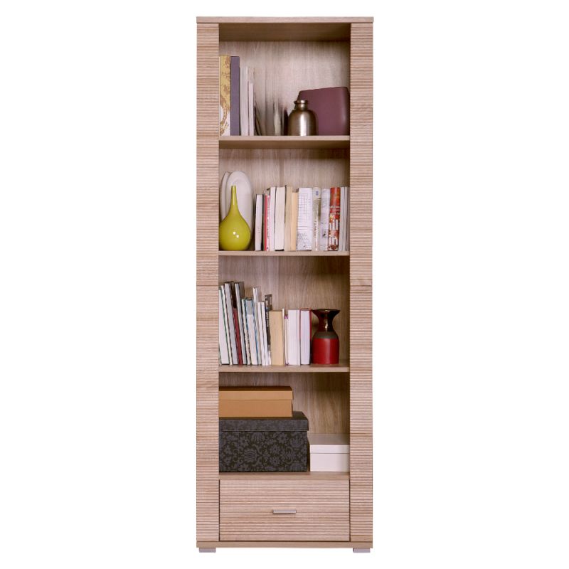 Regál, 63cm, dub sonoma, GRAND typ 6
