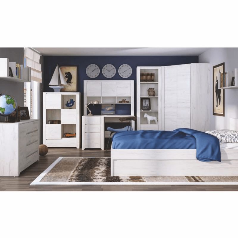 Regál, 56cm, biela craft, ANGEL typ 3S