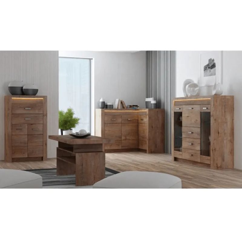 Konferenčný stolík, 120x60cm, jaseň svetlý, INFINITY 13