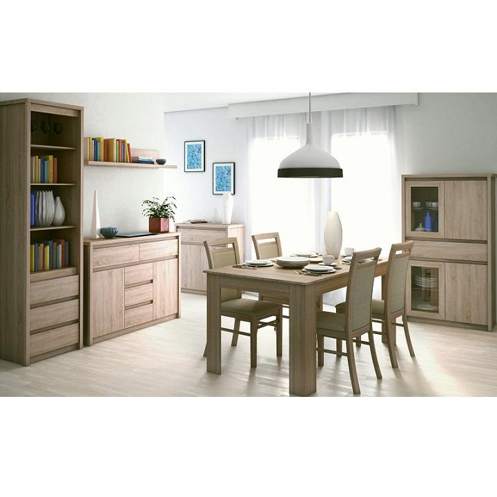 Polica, 87cm, dub sonoma, NORTY TYP 19