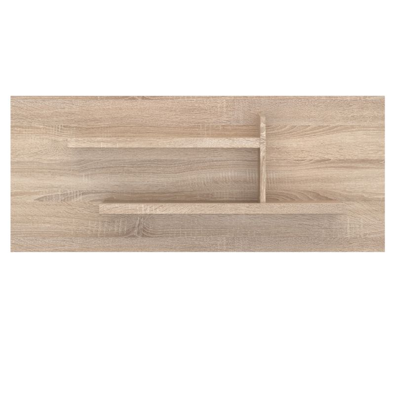 Polica, panel, 120cm, dub sonoma, NORTY TYP 18