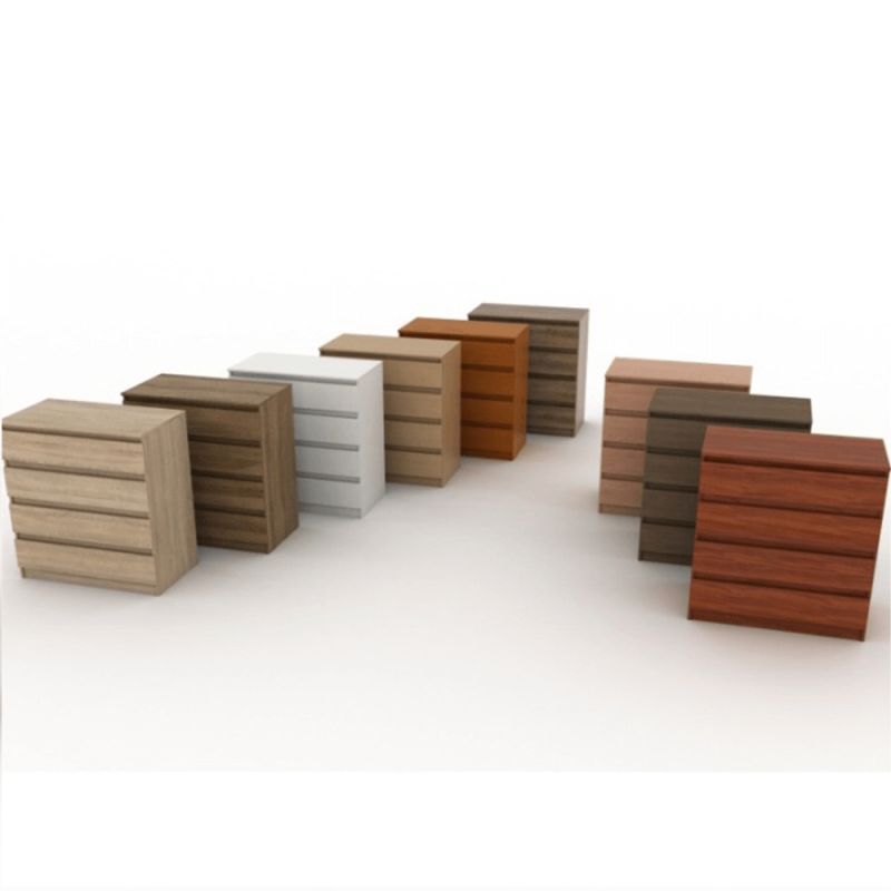 Komoda, 133cm, kombinovaná, dub sonoma, HANY NEW 010