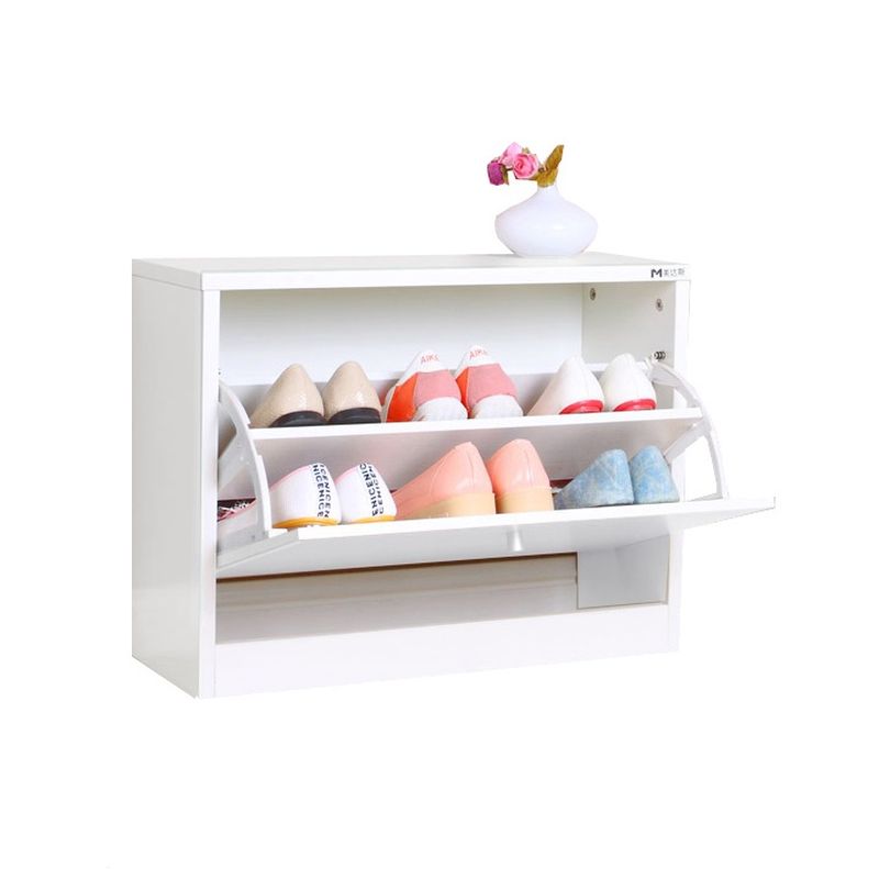 Botník, 60cm, výklopný, biely, FATMA NEW