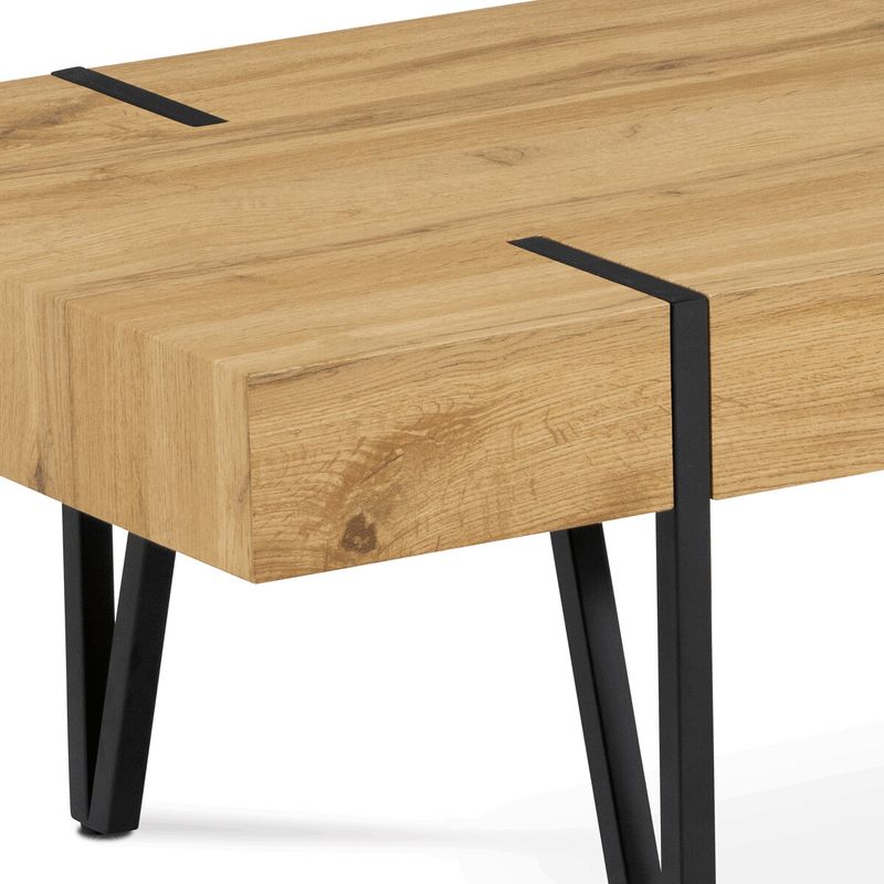 Konferenčný stolík 110x60cm, MDF divoký dub, AHG-233 OAK