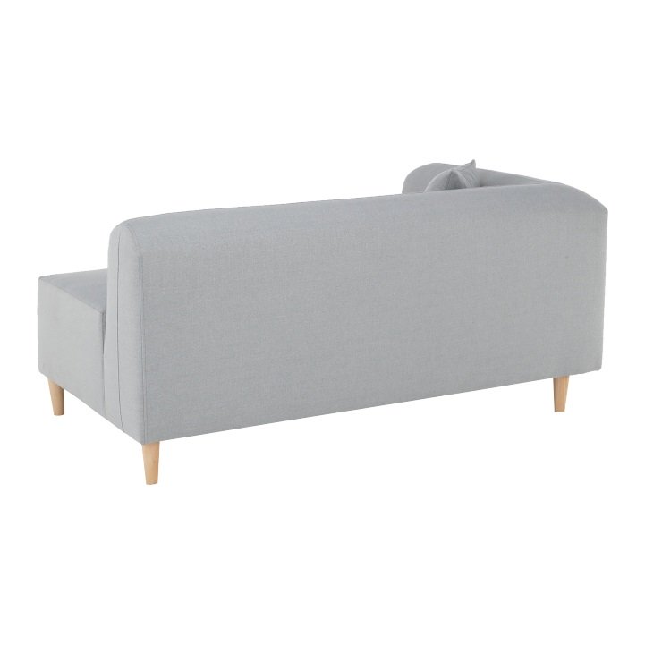 Pohovka, látka sivá, ľavá, BROKEN