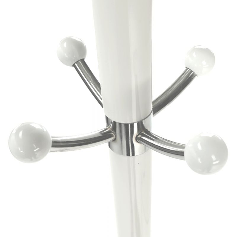 Vešiak, 175cm, biely, kov, JIMY NEW