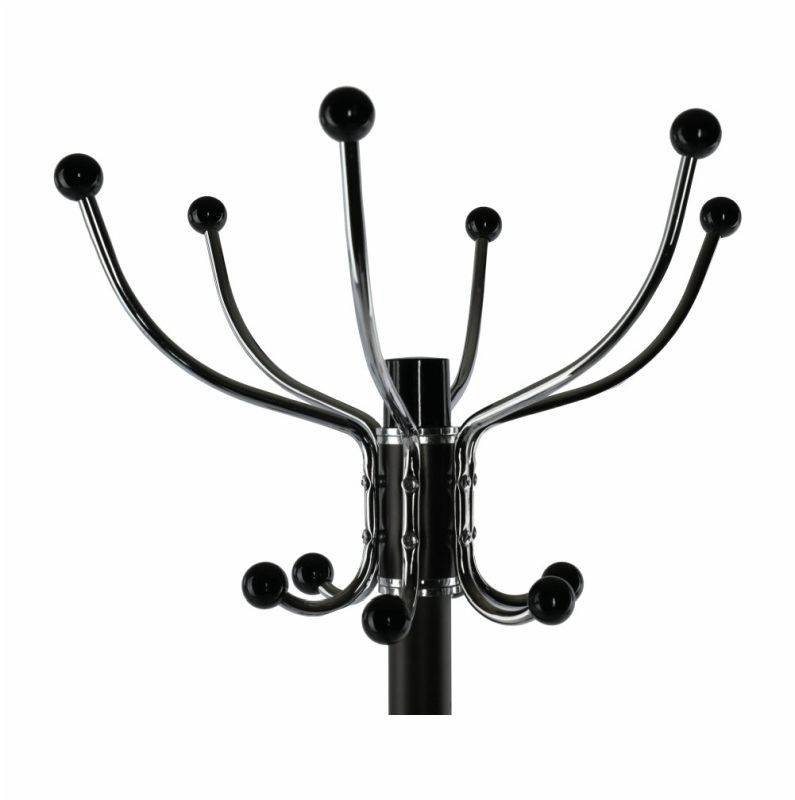 Vešiak, 175cm, hnedý, kov, JIMY NEW