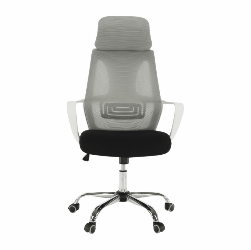 Kancelárske kreslo, sivá a čierna sieťovina, TAXIS