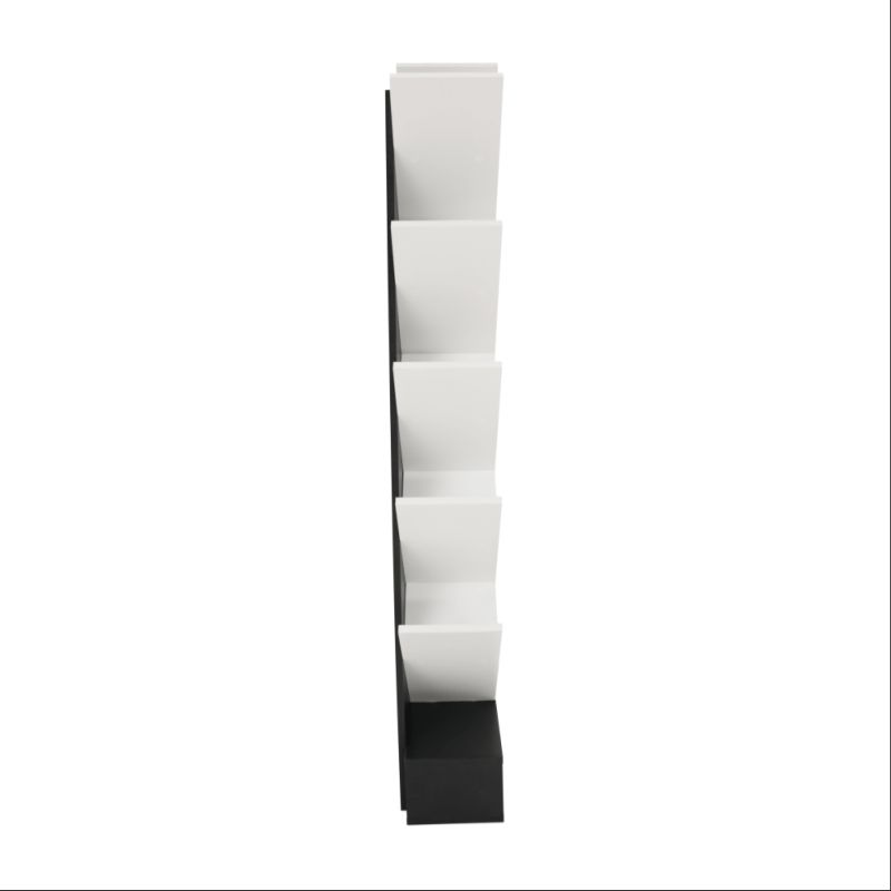 Regál, 59cm, biely, čierny, VEVEY