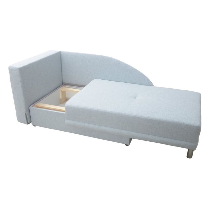 Rozkladacia pohovka, svetlomodrá látka, ľavá, LAUREL