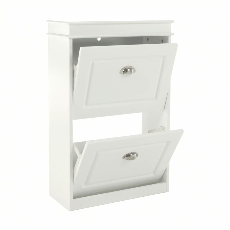 Botník, 54cm, 2-radový, biely, SEBER TYP 1