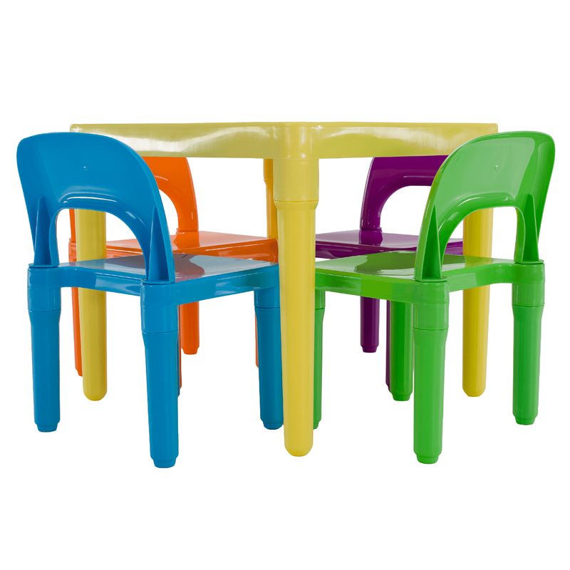 Detský set 1+4, 51x51cm, viacfarebný, plast, ZILBO