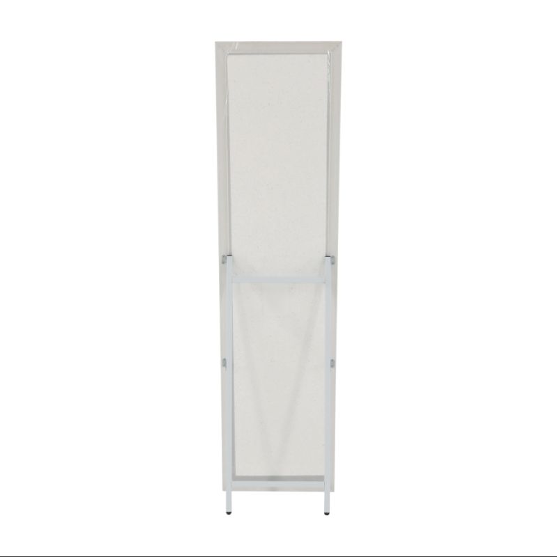 Zrkadlo, 40x150cm, bielosivé, ASUEL