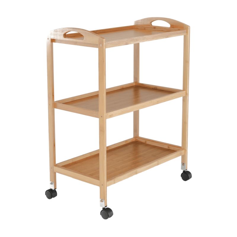 Servírovací vozík, 60cm, prírodný, MARSEL
