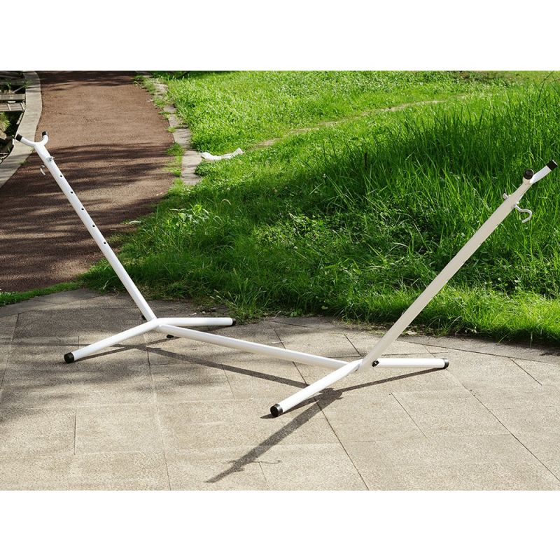 Stojan na hojdaciu sieť, biely kov, OTAN NEW TYP 3