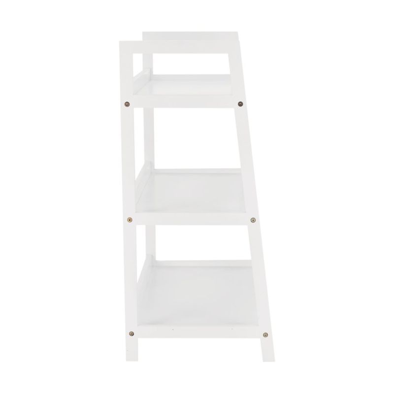 Regál, 63cm, 3-policový, biely, REON TYP 1