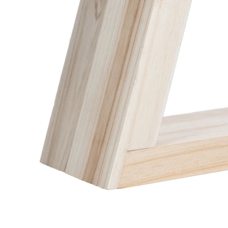 Polička, 33cm, detská, biela, prírodná, JOLI