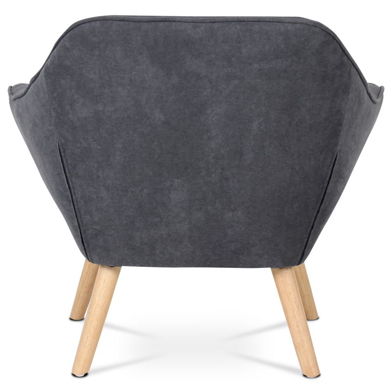 Relaxačné kreslo, sivá látka, AK-321 GREY2