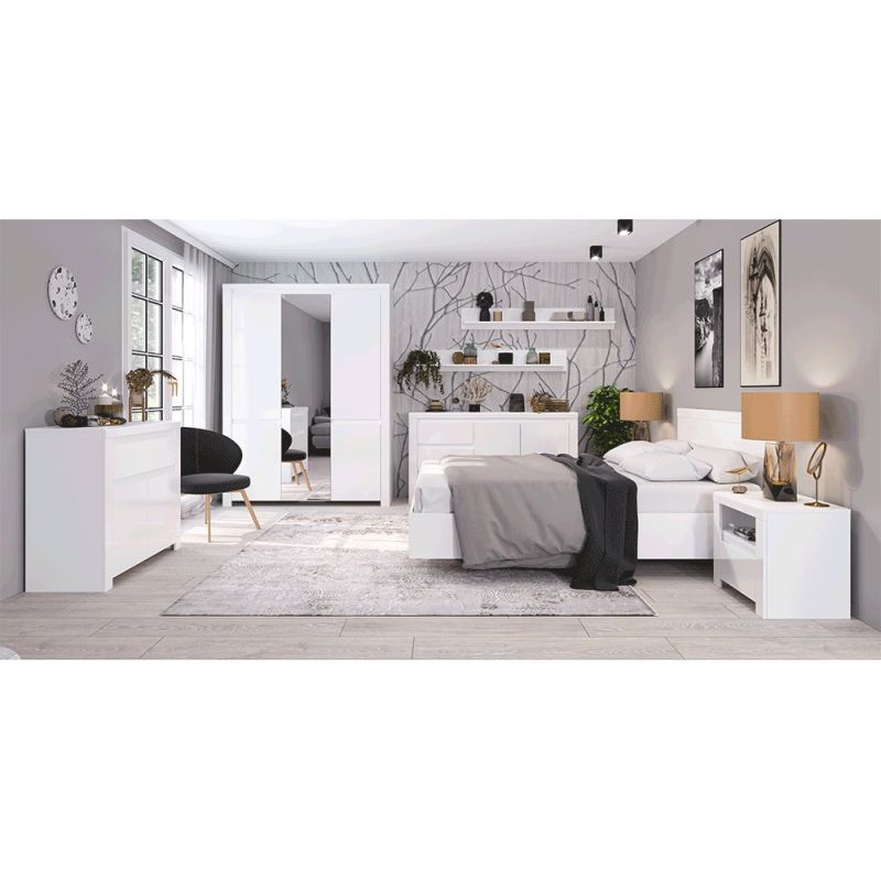 Polica, 100cm, biela, LINDY