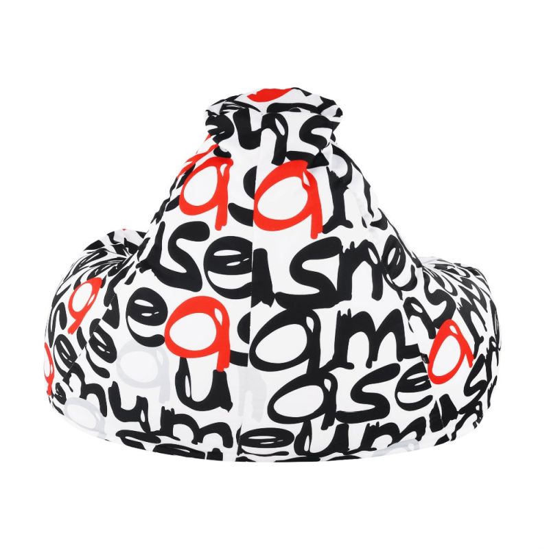 Sedací vak, 86cm, viacfarebný, vzor, ELION