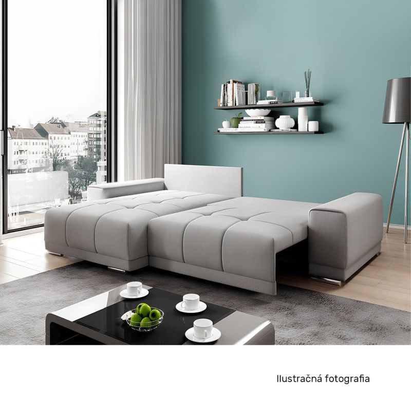 Univerzálna, sedacia súprava, látka horčicová, KEVAN