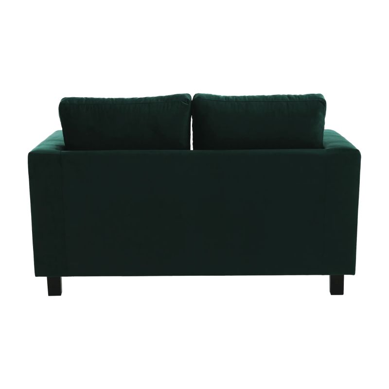 Celočalúnená pohovka, smaragdová látka, LUANA