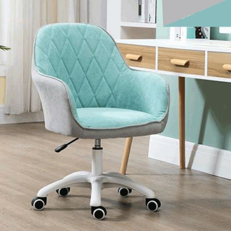 Kancelárske kreslo, mentolová a sivá látka, SANTY