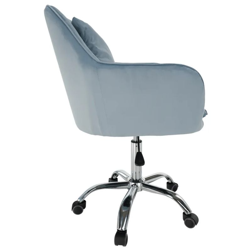 Kancelárske kreslo, modrá látka, KLIAN