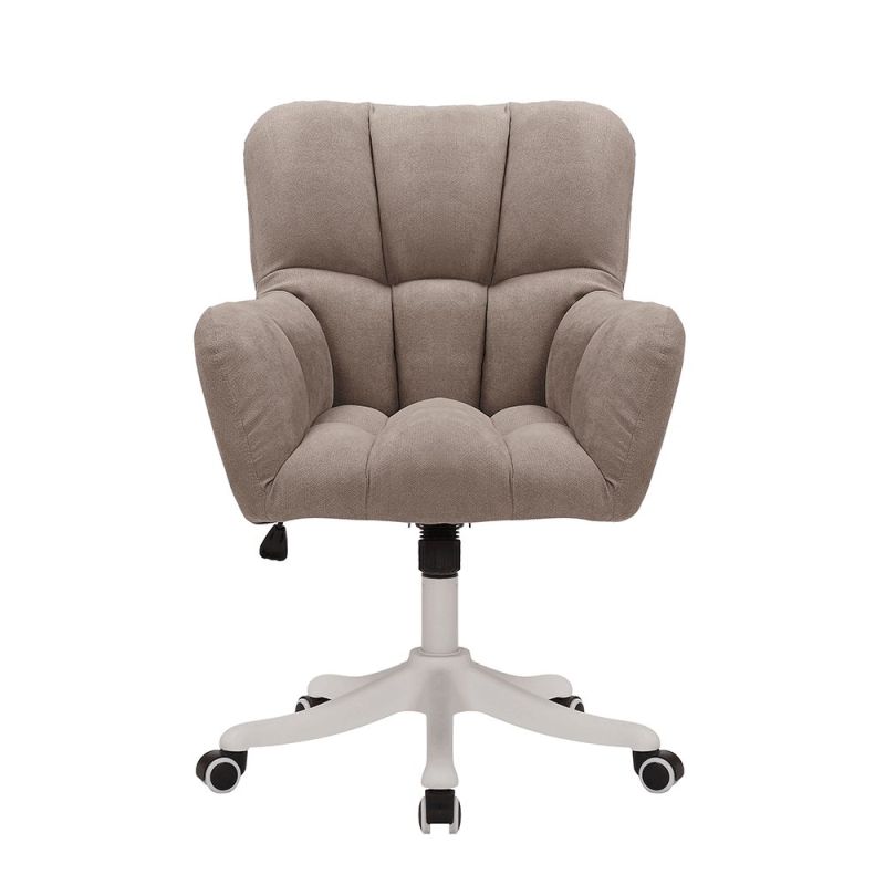 Kancelárske kreslo, sivohnedá Taupe látka, LOREL