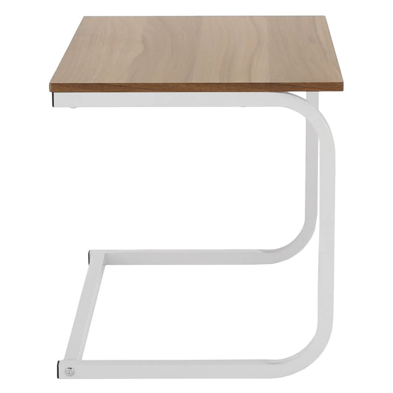 Odkladacia polica, 57cm, biela, dub natural, AVENO