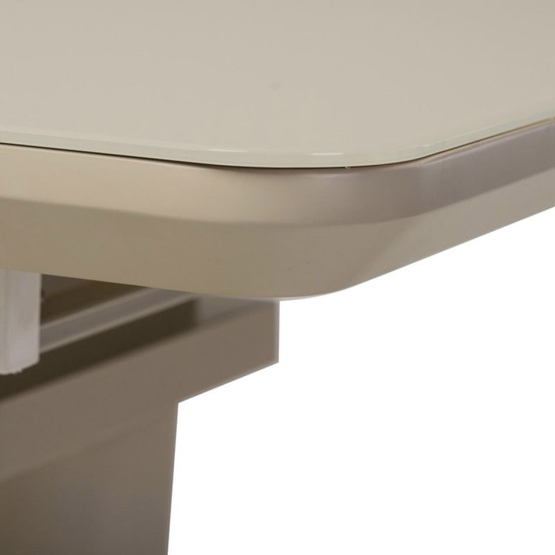 Jedálenský stôl 110-150x75cm, rozkladací, MDF, cappuccino, HT-430 CAP