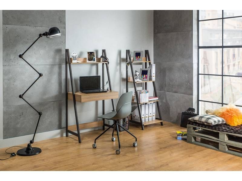 Regál, 52cm, dub, tmavo hnedý, Signal, MATIS A
