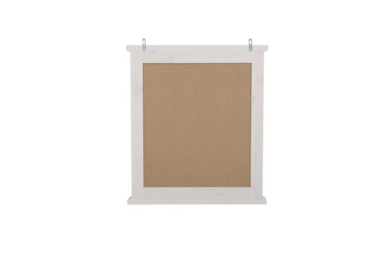 Zrkadlo do kúpeľne, 70cm, biele, ROMANTIC 840