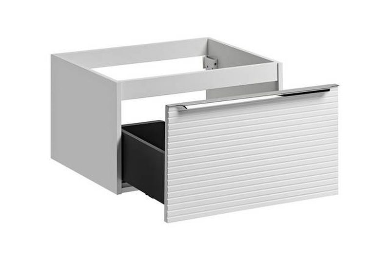 Skrinka pod umývadlo, 60cm, biela, LEONARDO WHITE 82-60-B-1S