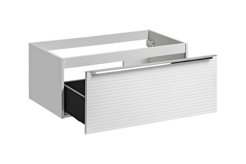 Skrinka pod umývadlo, 90cm, biela, LEONARDO WHITE 82-90-B-1S