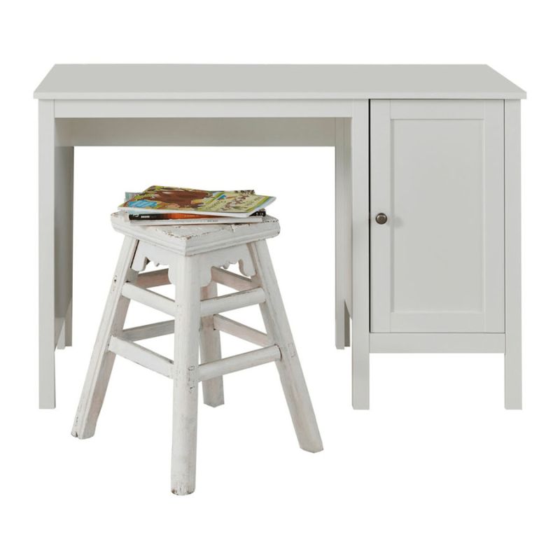 PC stôl, 115x50cm, biela, OLJE 1D