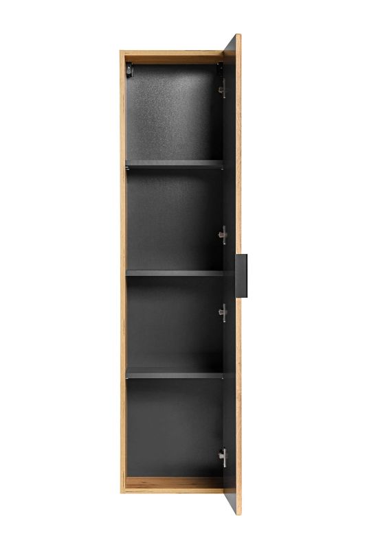 Vysoká skrinka, 35cm, dub wotan, ADEL OAK 80-01-B-1D