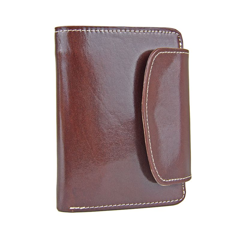 Unisex kožená peňaženka č.8511 v hnedej farbe