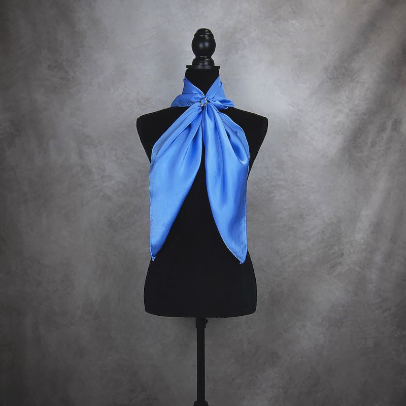 Hodvábna šatka SVETLO MODRÁ 90 x 90cm