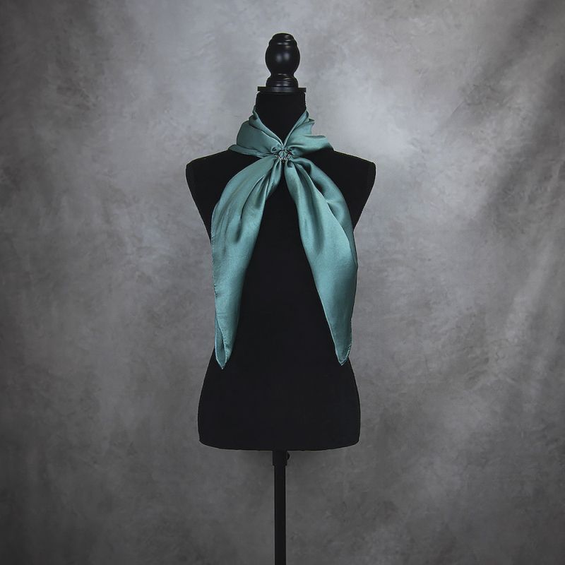 Hodvábna šatka PETROLEJOVÁ 90 x 90cm