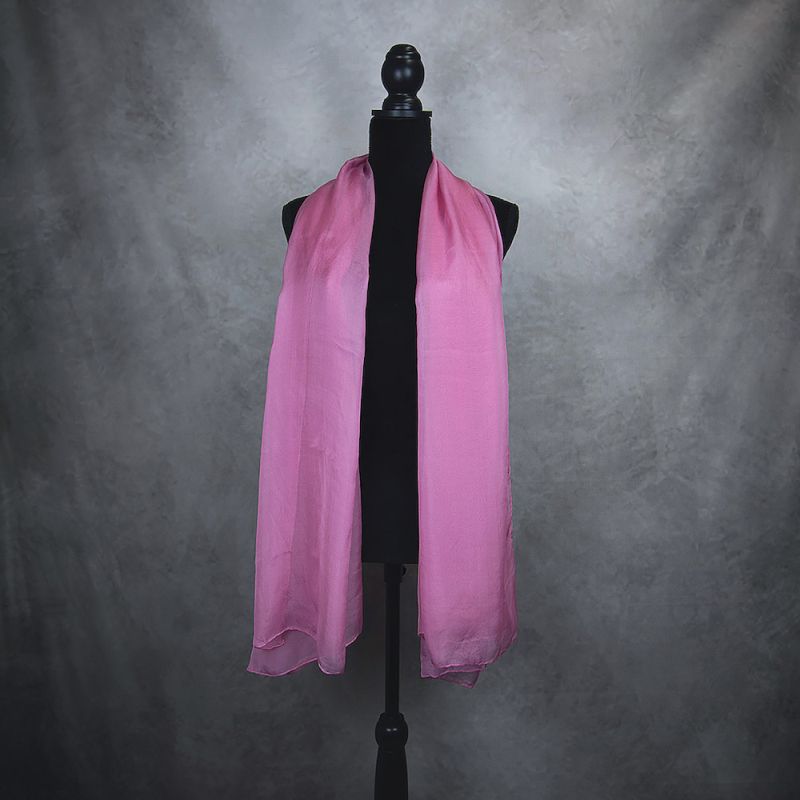 Hodvábny šál STARO RUŽOVÝ 180 x 110cm, Made in SLOVAKIA