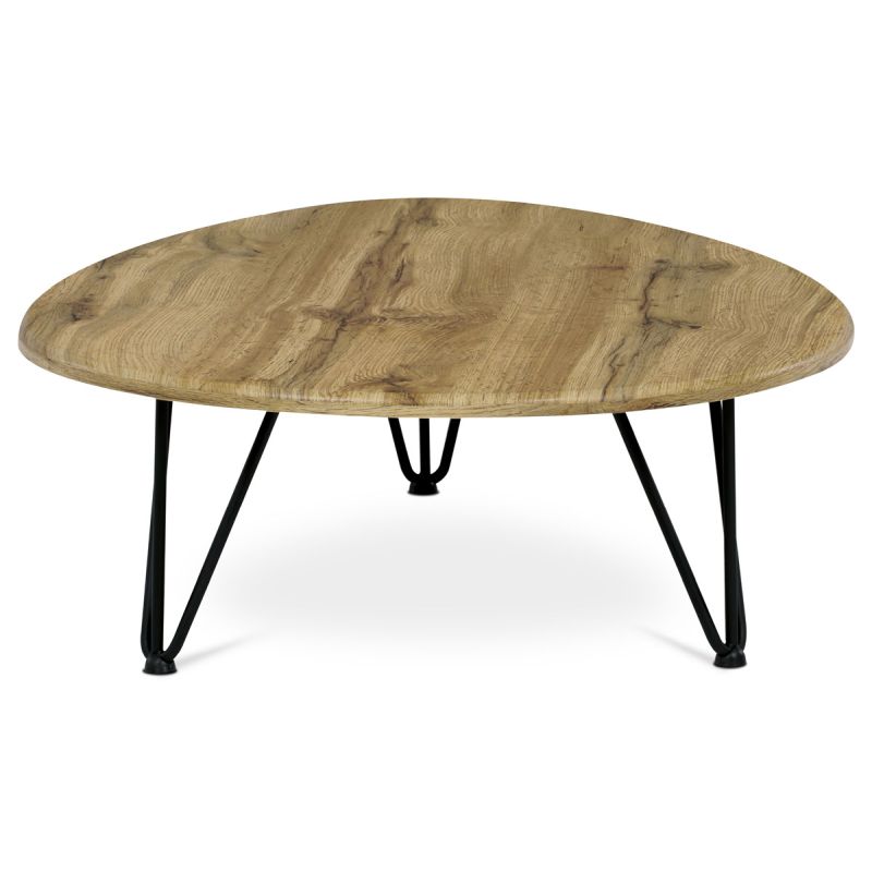 Konferenčný stolík 94x69cm, MDF divoký dub, AF-3013 OAK