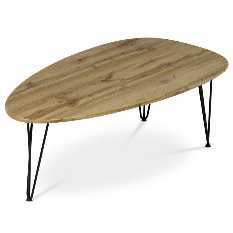 Konferenčný stolík 120x67cm, MDF divoký dub, AF-3014 OAK