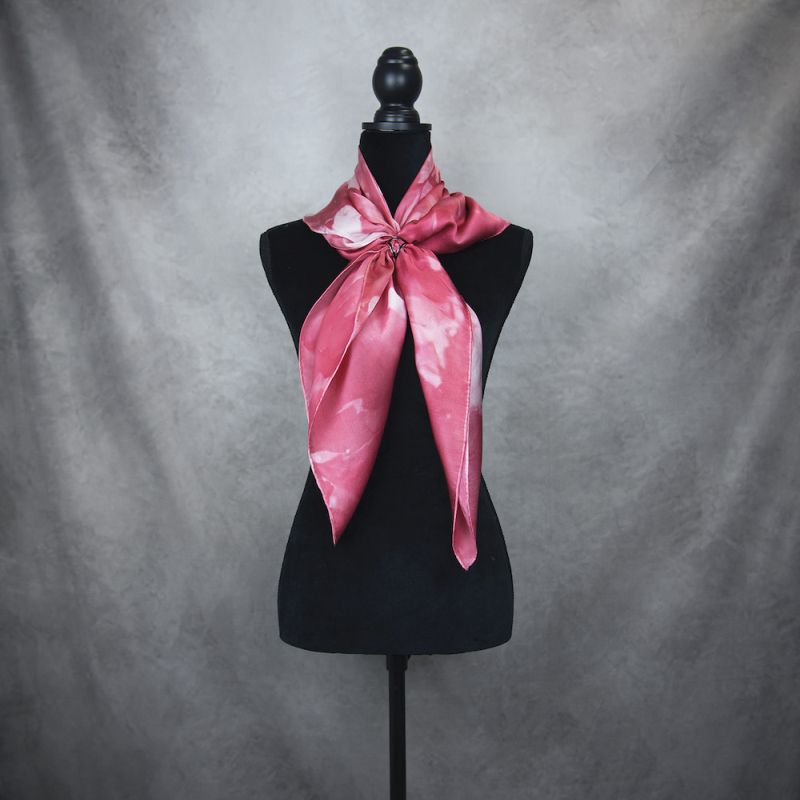 Hodvábna šatka LIMITED_091, Vyrobená na Slovensku, 90 x 90cm